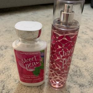Bath & Body Works Sweet Pea Body Lotion & Spray